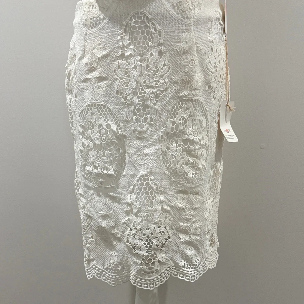 L'ATISTE Elegant Lace Top with Matching Skirt - Picture 5 of 13